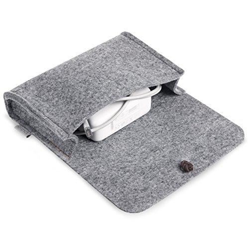 Inateck Filz Täschchen für Zubehör und Accessoires - 2