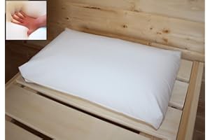 SUPPLY24 SINCE 2004 Orthopädisches Gel Gelschaum Saunakissen weiss Schwimmbad Kissen für Badewanne Reise Sauna Behandlungs Kopfkissen 40 x 24 x 12 cm mit wasserabweisenden Bezug Memory Schaum Reisekissen soft weich