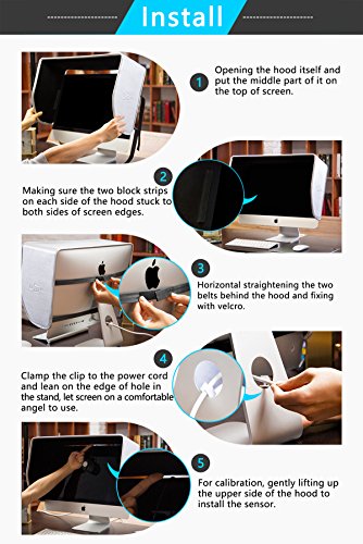 Coface Computer Monitor Hood für Apple 27-Zoll-iMac & 27-Zoll Cinema Display Silver Edition 27A - 3