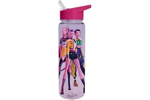 K-pop Demon Hunters (Trio plastdryckesflaska, 700 ml kapacitet, officiellt licensierad produkt, återanvändbar K-Pop vattenfla