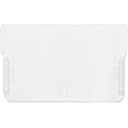 Akro-Mils 40716 Width Dividers for Plastic Storage Hardware and Craft Cabinet Small Drawers, (16-Pack), Clear, White