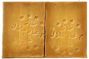 bio jalal sapone di Aleppo originale con 40% olio di alloro e 60% olio d'oliva 2 saponette da 200 g Aleppo puro sapone naturale corpo viso mani e capelli prodotto a mano in Turchia