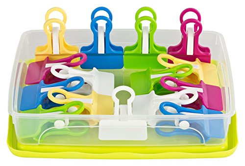 Kigima Verschlußklemmen Verpackungsclips 15 Stück in der 2 l Dose