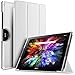 Produktbild IVSO Acer Iconia Tab 10 (A3-A50) Hülle, Leder Tasche Schutzhülle mit Standfunktion für Acer Iconia Tab 10 A3-A50 2017 Tablet PC(10,1 Zoll), Weiss