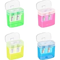 Lot De 4 Taille-Crayons Rubik's Cube Colorés - Taille-Crayon Manuel Portable Pour Enfants Et Étudiants