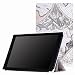 Produktbild MoKo Fire HD 10 2015 Hülle - Ultra Slim Lightweight Schutzhülle Smart Cover mit Auto Schlaf/Wach Funktion und Standfunktion für Amazon Fire HD 10.1 Zoll (5. Generation - 2015 Modell), Map B