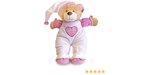 Keel Toys Nursery Goodnight Bear 15cm Pink Amazon Co Uk Toys Games