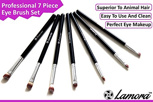 Make-Up Pinselset Kosmetik zum Auftragen von Augen Makeup – 7 Teiliges Lidschattenpinsel Set – Premium Schminkpinsel Set – Super Geschenkidee – Angebotspreis nur für kurze Zeit! - 2