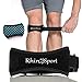 Produktbild RHINOSPORT Kniebandage Knieschoner Patella Bandage Knieschutz Hochwertig Silikagel Verstellbarer für Läuferknie Springerknie Laufen Springen Wandern Atmungsaktiv Blau 1 Stück (Damen und Männer)