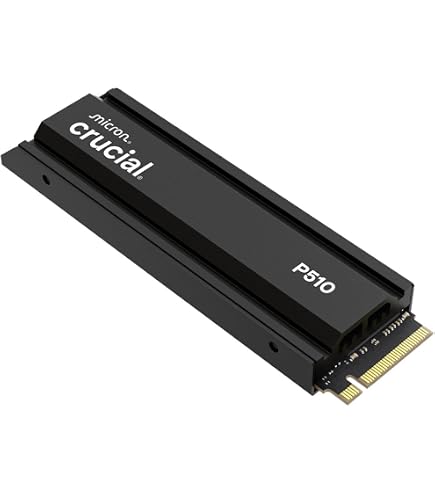 Crucial T700 1TB Gen5 NVMe M.2 SSD with Heatsink