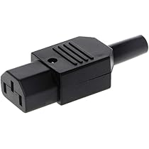 10 Connettori IEC C13 E C14 Da 10A 250V - Per Cavi Alimentazione PC, Elettrodomestici E Bollitori