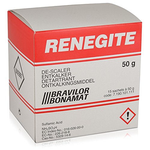 Auk BB026–50 Renegite Wasserkocher Wisch entkalkt Sachet, 50 g (15 Stück)