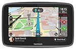 TomTom  GO 6200 Navigation (15,2 cm (6 Zoll), Update via WiFi, Smartphone Benachrichtigungen, Freisprechen, Lebenslang Karten (Welt), Traffic über Integrierte SIM-Karte, Aktive Magnethalterung) schwarz