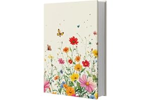 NBEADS Stretchable Paperback Book Cover, 40x48.5cm Flower Protective Book Cover Reusable Elastic Book Protector for Most Hardcover Books