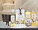 Pinkleaf Nature Spa Vanilla, Argan Oil, Bath Gift Set, in Antique Brass Looking Tub