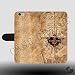Produktbild Genius Marauders Map Harry Potter Hogwarts Castle Wizard World Faux Leather Magnetic Clasp Holder Phone Case Cover for iPhone 7 Plus