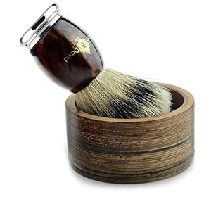 Jagen David ® W1 - Natural Wooden Shaving Bowl with Lid For Manual Shaving with Double edge razors, safety razors… - Image 2