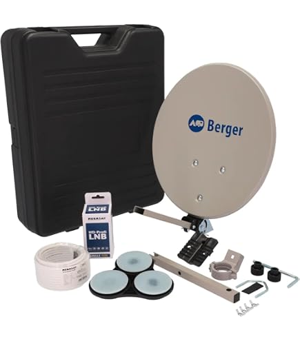 Antenna Parabolica 40cm In Acciaio Per Sky E Tivusat, Con LNB A 1 Uscita, Ricevi Oltre 200 Canali - 5