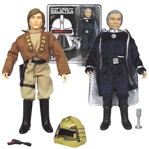 Preisvergleich Produktbild Battlestar Galactica Lt. Starbuck and Cdr. Adama Figures by Bif Bang Pow!