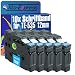 Produktbild Tito-Express PlatinumSerie 10x Beschriftungsband kompatibel mit Brother P-Touch TZ-535 TZe-535 D400 D400AD D400VP D450VP D600VP E100 E100VP E300VP E500VP E550W VP