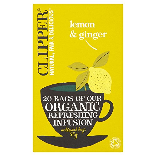 Clipper Lemon & Ginger Tea, 20 Bags