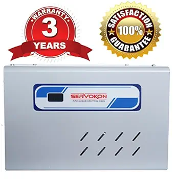 Servokon Sk 417a Digital Voltage Stabilizer for 1.5 Ton Ac (170-260v)(Grey) (Aluminium)