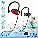 Produktbild Sport kopfhörer Kabellos,Sportkopfhörer Joggen mit Kabel, Bluetooth Kopfhörer Sport Wireless, Sport Ohrhörer, Wasserdichte Kopfhörer in Ears mit Mikrofon Kompatibel iPhone X 8 7 Sumsung Mobiltelefon