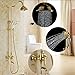 Produktbild Caribou Im europäischen Stil Vergoldet Badezimmer Dusche System aus massivem Messing Badezimmer Luxus Mixer Duschkombination