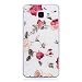 Produktbild Samsung Galaxy A3 2016 Hülle, E-Unicorn Handyhülle Samsung Galaxy A3 2016 Hülle Transparent mit Muster Blumen Rose Silikon Durchsichtig Tasche Ultra Slim Dünn TPU Bumper Schutzhülle Stoßfest Hochwertigem Zubehör Set Etui Schale Back Case Cover Rückseite