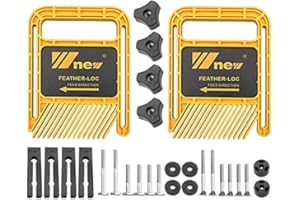 ArtisanShow Lengthened Double Feather Loc Board Miter Miter Slot Woodwork Multi-purpose Feather Loc Board Set for Table Saws Band Saws Fences Tools Woodworking Engraving DIY Gift to Carpenter