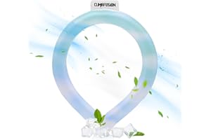 Climafusion Halskühlschlauch, Kühlung unter 15°C, Gradient Grün Neck Cooling Ice Ring, funktiert als Halsventilatoren, Nackenkühler für Camping Outdoor Sommer