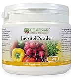 Inositol (Myo-Inositol) Powder 300g, Also Called Vitamin B8, High Absorption, Vegan, Magnesium Stearate Free & No Nasty Additives, Non-GMO, Includes Free Scoop, Produced in Wales