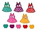 Sathiyas Baby Girls Cotton Gathered Dresses (Multicolor, Set of 5, 0- 6 Months,TB05) RS.649.00