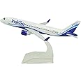 SCHUBERT only for Display Diecast Aeroplane Scale Model Size -16 cm X 14 cm (Indigo Airlines)