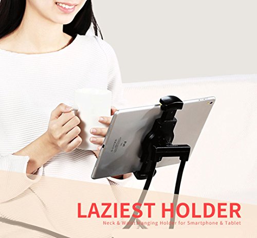 Ecoolbuy flessibile porta cellulare collana lungo braccio collo Lazy smartphone e supporto per iPhone iPad Air tablet 4Â â€“Â 25,4Â cm (collo stand-2)