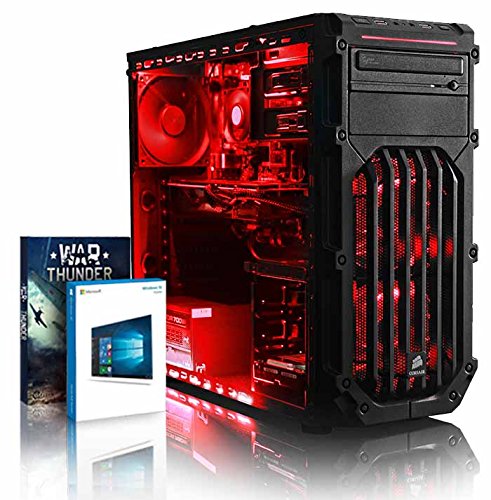 VIBOX Killstreak GLR7TX-36 Gaming PC - 4,0GHz AMD Ryzen 1800X 8-Core CPU, GTX 1080 Ti, leistungsfähig, Desktop Gamer Computer mit Spielgutschein, Windows 10, Blau Innenbeleuchtung, lebenslange Garantie* (3,6GHz (4,0GHz Turbo) AMD Ryzen 7-1800X Octa 8-Core Prozessor CPU, Nvidia GeForce GTX 1080 Ti 11GB Grafikkarte, 32GB DDR4 2133MHz RAM, superschnelle 480GB SSD, 2TB (2000GB) SATA III 7200rpm Festplatte, EVGA GQ 750w Gold Semi Modulares Netzteil, CIT F3 Blau Gaming Geh§use, AM4 B350 Mainboard)