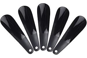 Androxeda 5 Pcs Chausse-Pieds Chausse-Pied en PP Chausse-Pied Plastique élévateur de chaussures Portable Chausse-Pied Portable Pour Le Voyage Pour Toutes Les Tailles De Pieds