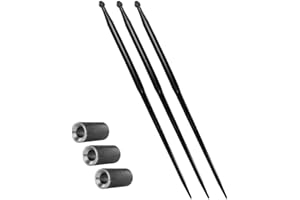 KR AGRAR 3x 1100 mm | M22 | Frontladerzinken & 3x 38x100er Konusbuchse | Großballenzinken | Zinken | Ballenspieß | Set | Konushülse | Buchse | Einschweißbuchse | Ballengabel | Frontlader