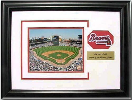 CGI Sports Memories Atlanta Braves Turner Field Photo Frame with 3D Double Mat
