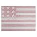 Lorena Canals Washable Rug (Flag American/Baby Pink)