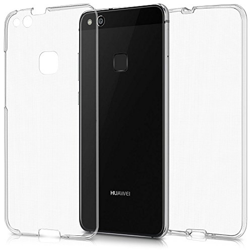 Funda Carcasa Gel Transparente DOBLE 360   para HUAWEI P10 LITE 2017  Ultra Fina 0 33mm  Silicona TPU de Alta Resistencia y Flexibilidad  Electr  nica Rey  