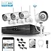 Produktbild Funlux 4 kanal 1080p HDMI nvr bewakingssysteem met 4 echte 720p HD Draadloze WLAN-bewakingscamera 's Indoor/Outdoor, weerbestendig, 500 GB HDD