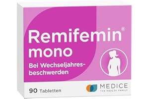 Remifemin mono 90 Tabletten - Medikament für Wechseljahre - bei leichten bis mittleren Wechseljahresbeschwerden - hormonfrei - pflanzliches Arzneimittel