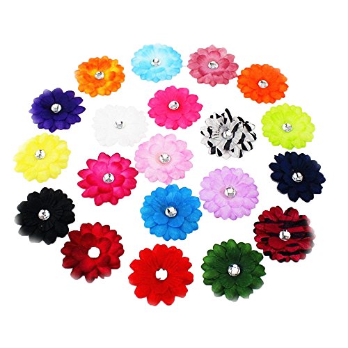 20 Stück 5,1 cm Boutique Baby Haarspange Daisy Blume Alligator Clip Baby Haar Clips für Mädchen Kinder - 6