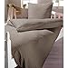 Produktbild 4 Trendy Living 2-tlg. Seersucker Bettwäsche mit RV / 135x200+80x80 cm/Oeko-Tex Standard 100 / uni/anthrazit
