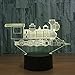 Produktbild Lokomotive Antike Zug 3D Visuelle Illusion Lampe   LED 3D Nachtlicht 7 Farbwechsel Touch Tabelle Bulbing Lampe