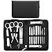 Produktbild MIMIMI 15 Stück Edelstahl Maniküre Pediküre Set Nagelknipser Set Profi Nail Cutter mit luxuriöser Reise-Fall