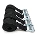 Produktbild HUI JIN 4 Stück Zurrgurte Spanngurte Gurtschnalle verstellbar schweres Gurtband Zurrgurte Gepäckgürtel 5 m x 2,5 cm