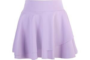 Bezioner Tennisrock Mädchen,Hohe Taille Hosenrock Faltenrock mit Taschen Hose Golf Skorts Plissierte Skater Sportrock Kinder Schuluniform