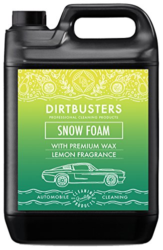 Shampooing nettoyant Dirtbusters 5 L avec cire brillante et parfum menthe pour nettoyage professionnel de voiture